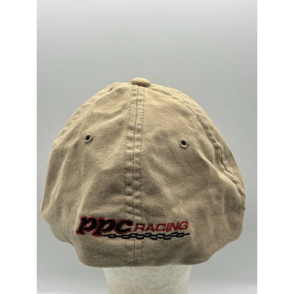 Vintage Nestle Toll House PPC Racing #10 Scott Riggs NASCAR Flexfit Hat Tan